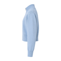 Women's Mock Neck Zip Up Cardigan | Cropped Cotton Knit Jacket
