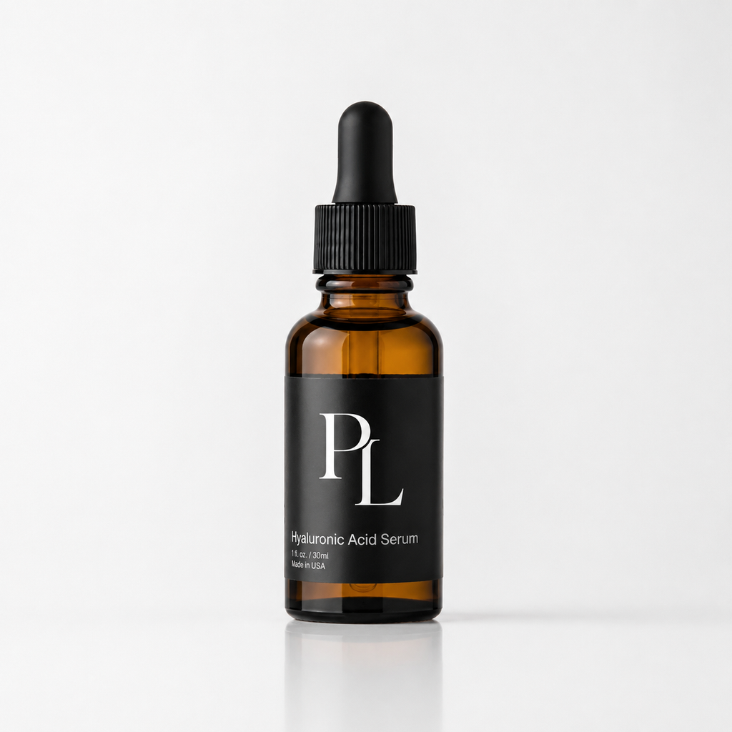 Hyaluronic Acid Serum | Deep Hydration & Plumping Formula Amberdropperbottlewithserum