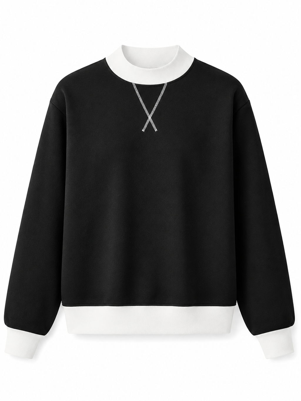 Mock Neck Sweatshirt for Women