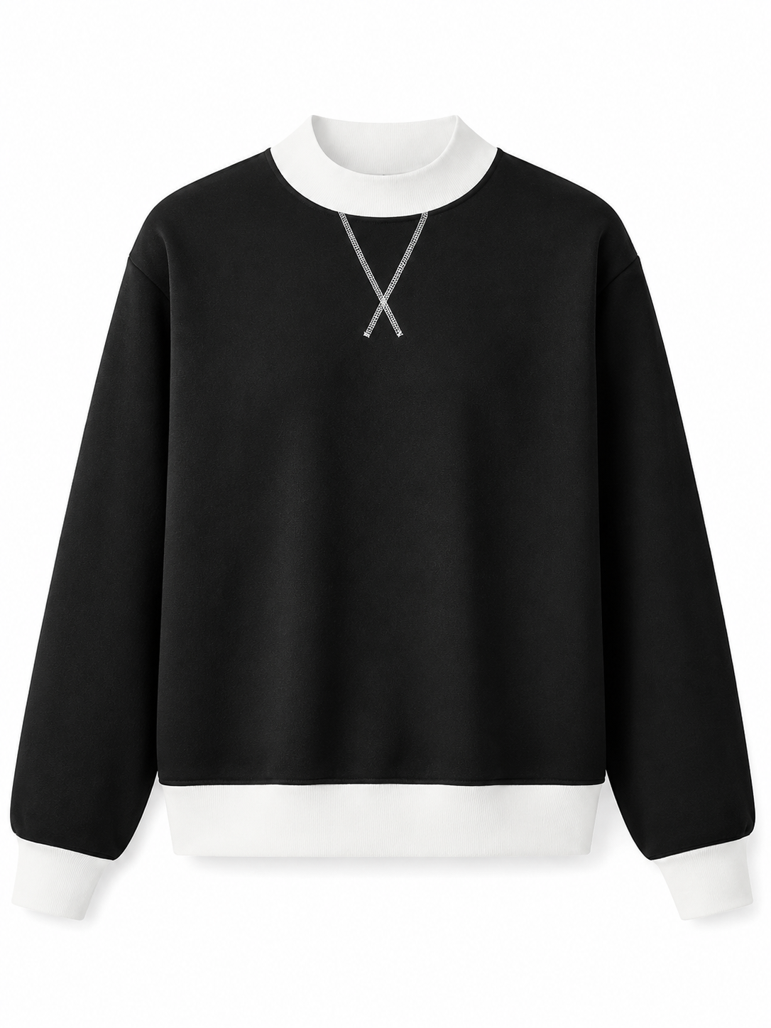 Mock Neck Sweatshirt for Women