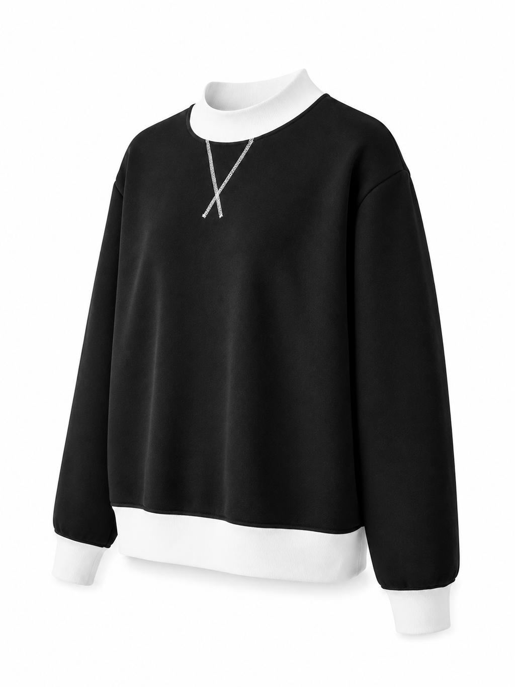Mock Neck Sweatshirt for Women
