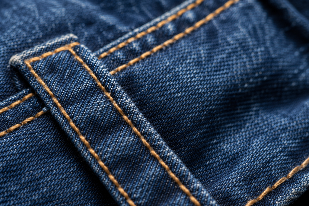 Vintage Wash Denim Midi Skirt for Women Denimtextureanddetailedstitching