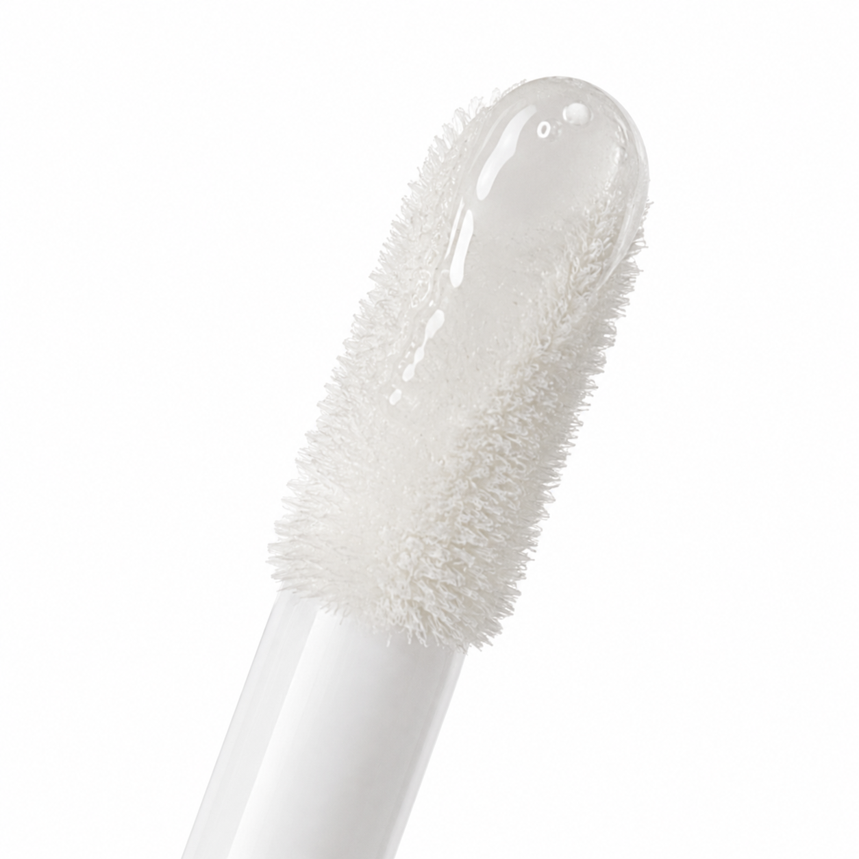 Hydrating Lip Oil | Glass Slipper Flocked_applicator_with_glossy_liquid_droplet