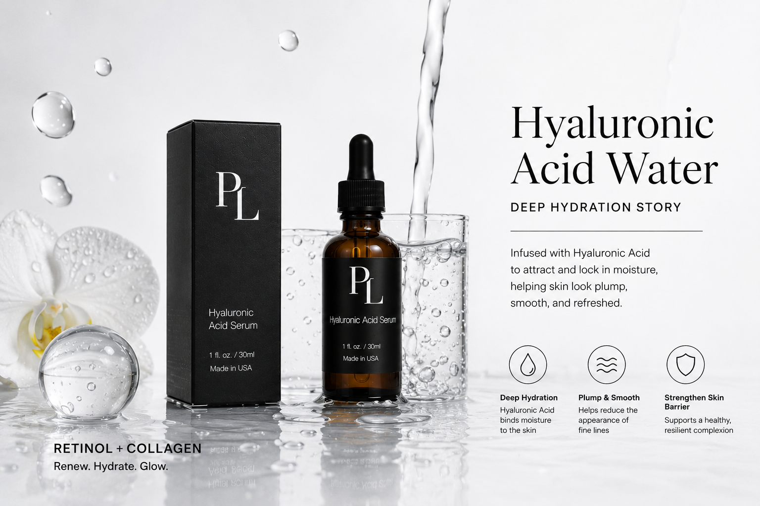 The Complete Ritual Bundle Hyaluronicacidserumandwaterreflections
