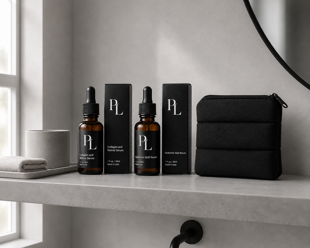 Age Renewal Bundle Minimalistbathroomwithskincareproducts