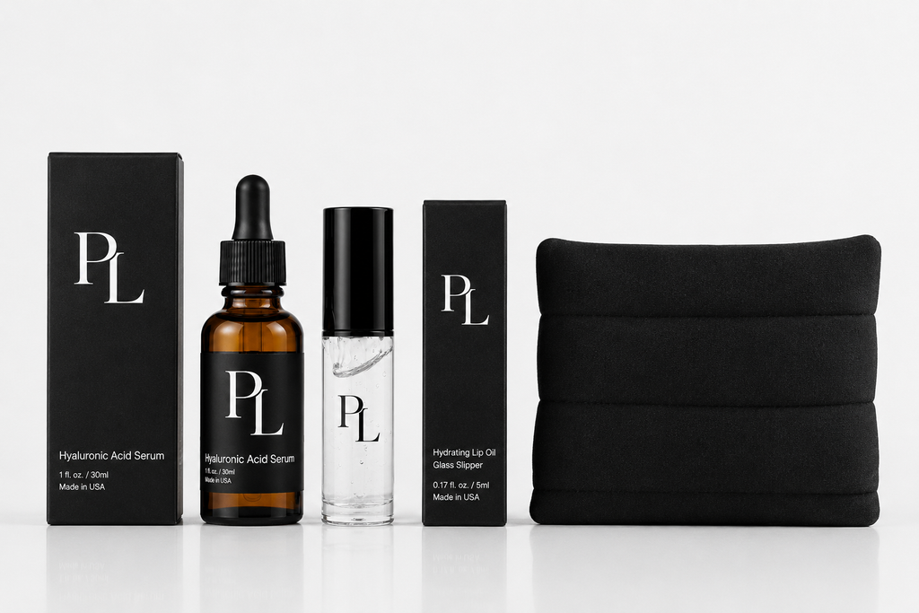 Hydration Essentials Bundle Minimalistcosmeticsinelegantblackpackaging