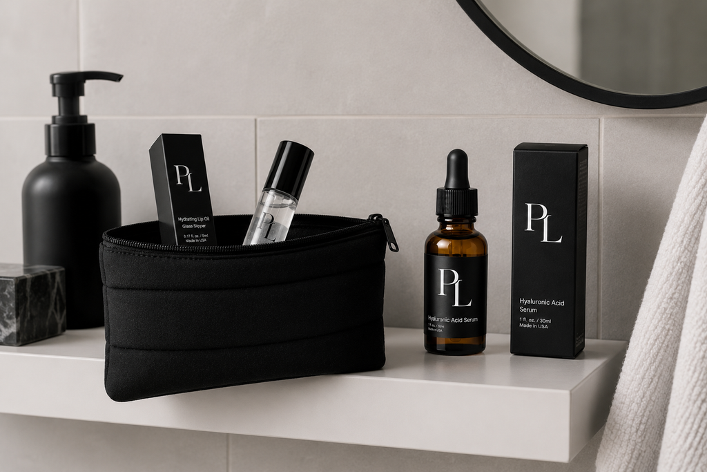 Hydration Essentials Bundle Minimalistskincaredisplayoncountertop
