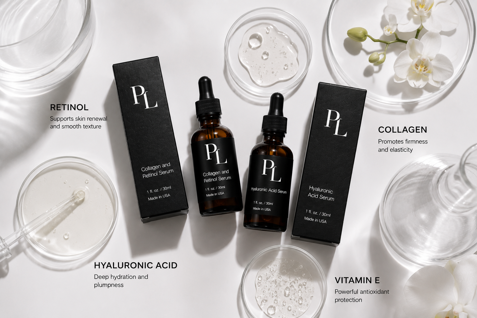 The Complete Ritual Bundle Skincareserumsandbotanicalsflatlay