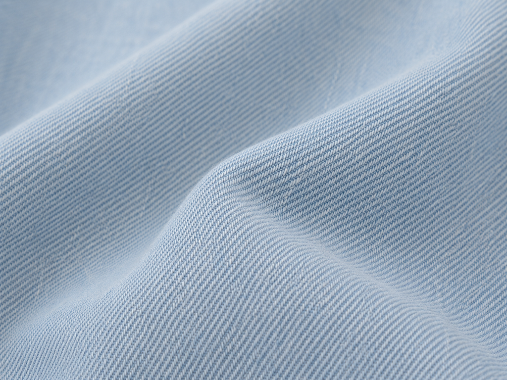 Vintage Wash Boxy Cropped Lyocell Shirt for Women Softdenimtextureandfolds